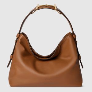 Gucci Beatrix Medium Tote Bag 850926 In Smooth Leather Brown