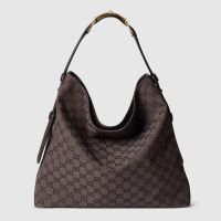 Gucci Beatrix Large Tote Bag 850546 In GG Supreme Canvas Coffee