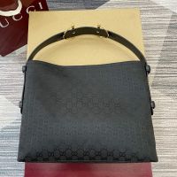 Gucci Beatrix Medium Tote Bag 850926 In GG Supreme Canvas Black