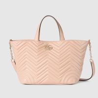 Gucci Betty Medium Tote Bag In Matelasse Leather 847387 Pink