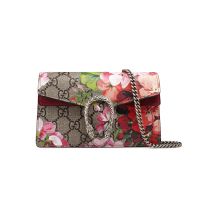 Gucci Dionysus Mini Bag In GG Blooms Canvas 476432 Beige/Burgundy
