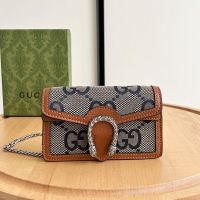 Gucci Dionysus Mini Bag In Jumbo GG Canvas 476432 Blue/Brown