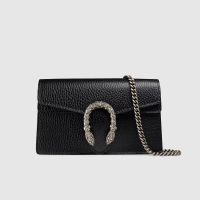 Gucci Dionysus Mini Bag In Textured Leather 476432 Black