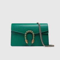 Gucci Dionysus Mini Bag In Textured Leather 476432 Green