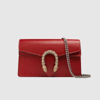 Gucci Dionysus Mini Bag In Textured Leather 476432 Red