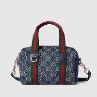 Gucci GG Mini Handbag 859975 In GG Supreme Denim Blue