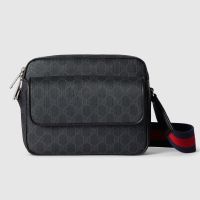 Gucci GG Monogram Small Crossbody Bag In GG Supreme Canvas 795479 Green