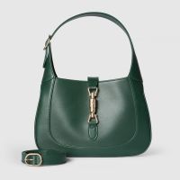 Gucci Jackie 1961 Medium Bag 820415 In Leather Green