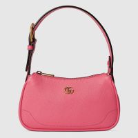Gucci Mini Aphrodite Hobo Bag In Soft Leather 739076 Rose