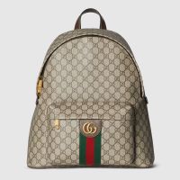 Gucci Ophidia Medium Backpack In GG Supreme Canvas 834466 Beige/Brown
