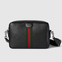 Gucci Ophidia Medium Crossbody Bag In Soft Leather 834468 Black