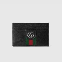 Gucci Ophidia Card Case In Soft Leather 834795 Black