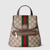 Gucci Ophidia Small Backpack In GG Supreme Canvas 836854 Beige/Brown