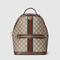 Gucci Ophidia Small Backpack In GG Supreme Canvas 836856 Beige/Brown