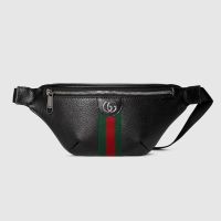 Gucci Ophidia Small Belt Bag In Soft Leather 839106 Black