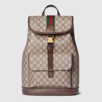 Gucci Ophidia Small Backpack In GG Supreme Canvas 839109 Beige/Brown