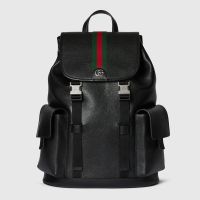 Gucci Ophidia Large Backpack In Soft Leather 839110 Black
