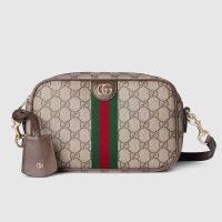Gucci Ophidia Small Camera Bag In GG Supreme Canvas 841310 Beige/Brown