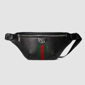 Gucci Ophidia Small Belt Bag In Soft Leather 839106 Black