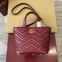 Gucci Betty Small Tote 847386 In Matelasse Leather Red
