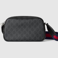 Gucci Camera Bag with Web Strap In GG Supreme Canvas 792097 Black